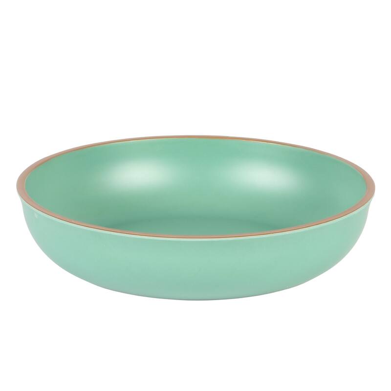 Gibson Home Rockabye 12 Piece Double Bowl Melamine Dinnerware Set