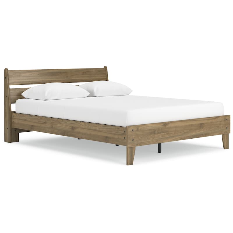 Signature Design by Ashley Deanlow Brown Platform Panel Bed
