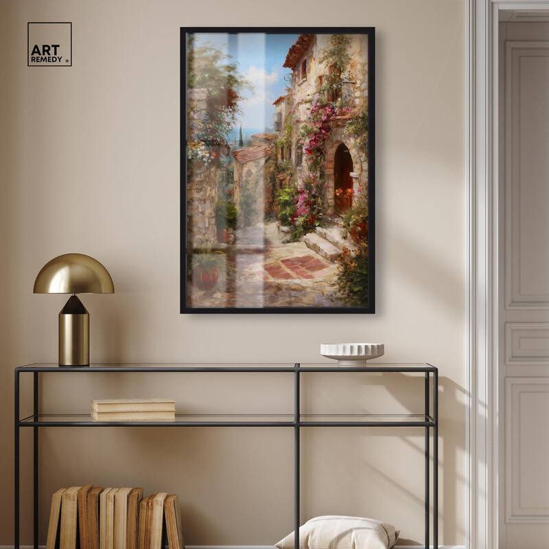 Mediterranean Charm I Shadowbox by Art Remedy