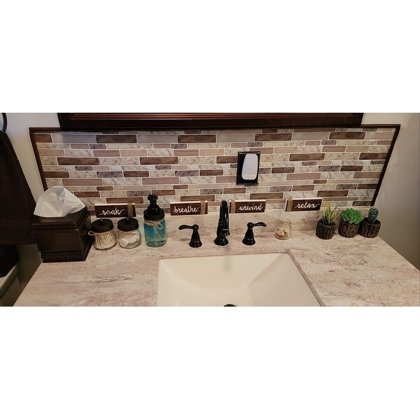 10 sheets Peel and stick backsplash tile Self Adhesive Kitchen