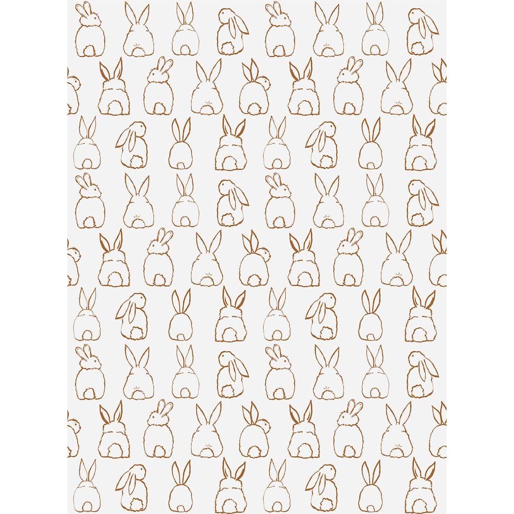 Galerie Wallcoverings Day Dreamers Collection Bunnies 78.7-Inches Wide x 9.3-Feet High 4-Panel Wall Mural