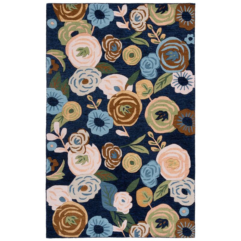 SAFAVIEH Handmade Jardin Massumah Floral Wool Rug