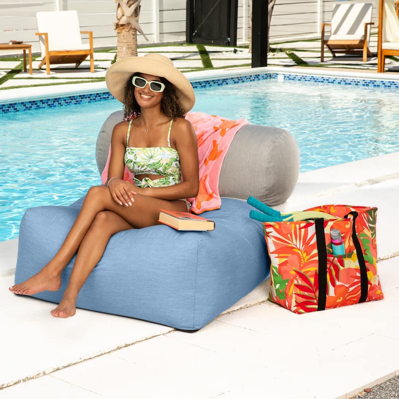 Jaxx Tybee Sunbrella Bean Bag Patio Chair