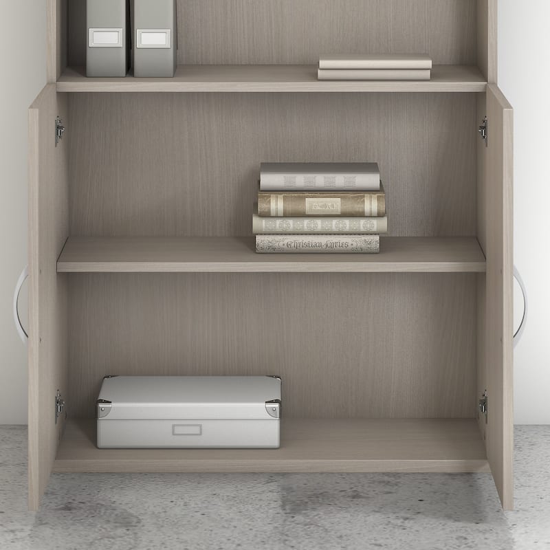 Studio C 5 Shelf Bookcase with Doors by Bush Business Furniture