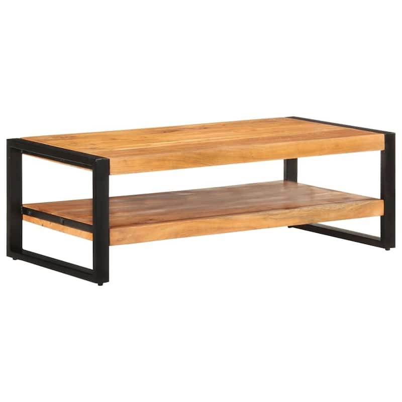 vidaXL Coffee Table End Table Sofa Table Living Room Furniture Solid Wood - 47.2" x 23.6" x 15.7" (L x W x H)