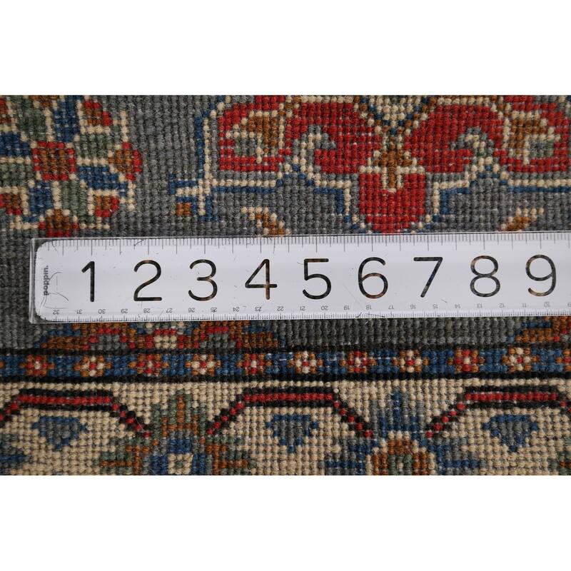Traditional Kazak Oriental Runner Rug Handmade Wool Carpet - 2'1" x 5'10"
