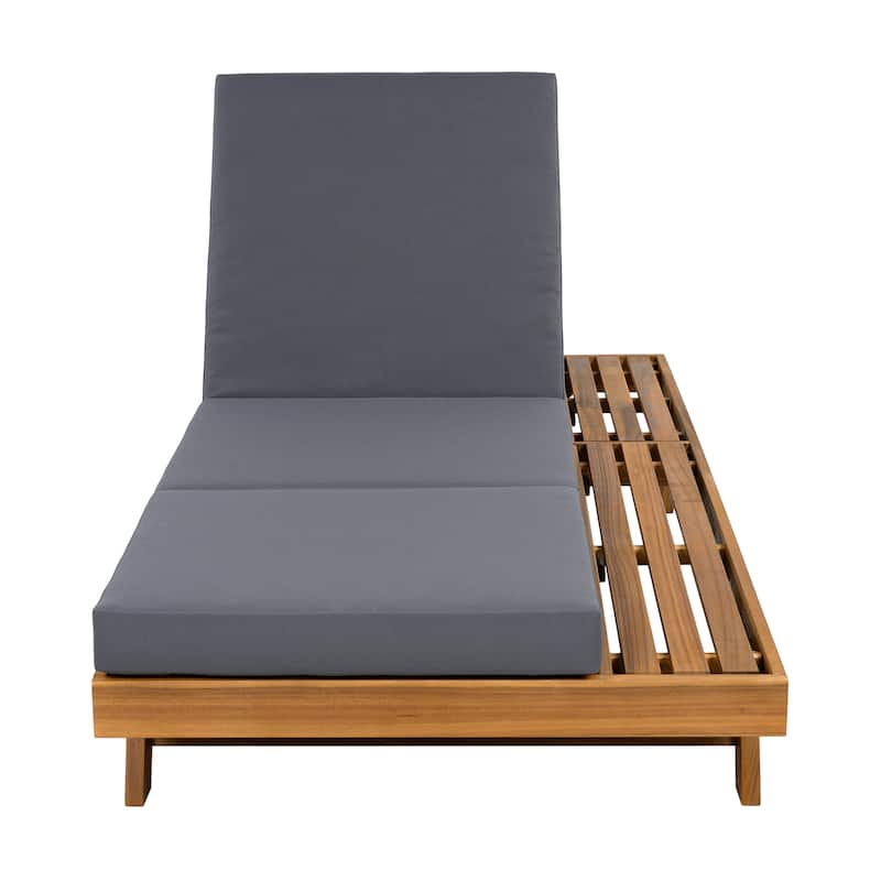 Christopher Knight Home- Austin Acacia Wood Outdoor Chaise Lounge Set of 4