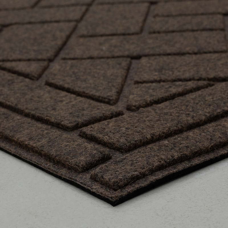 Mohawk Home Diagonal Pavers Arched 3' X 5' Door Mat