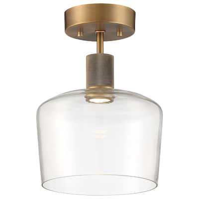 Port Nine Chardonnay LED Semi-Flush Light - Dedicated LED