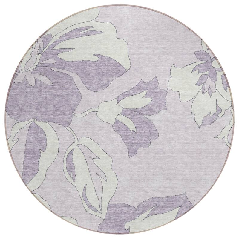 HomeRoots Floral Transitional Rectangle Outdoor Rug