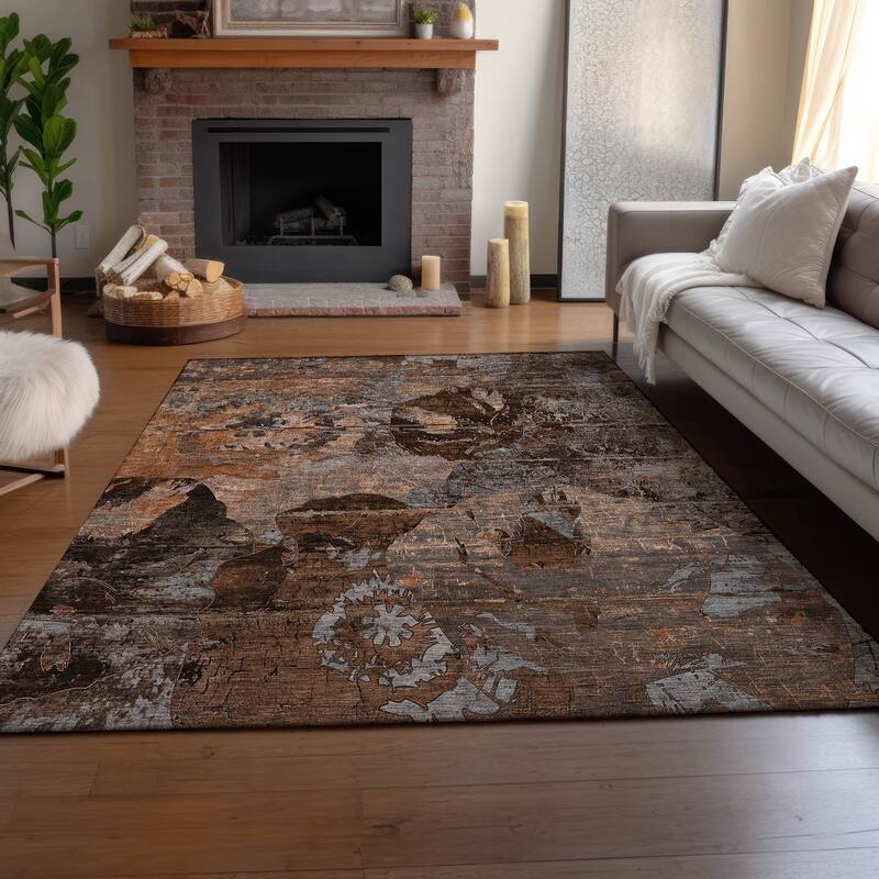 Premium Washable Super Soft Solid Abstract Mayfield Rug
