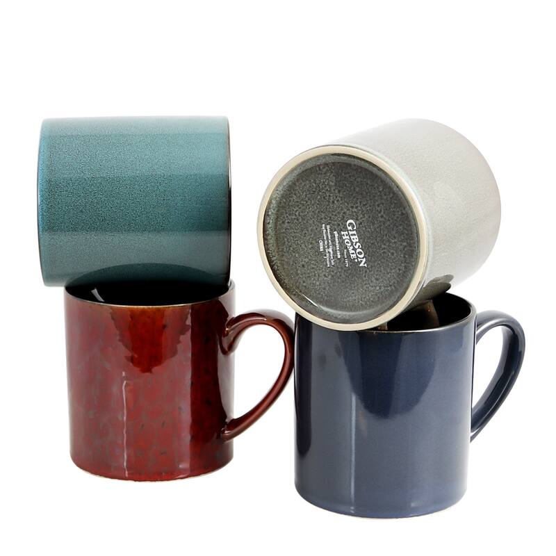 Gibson Home City Loft 20 Mug Set, Set of 4 Assorted