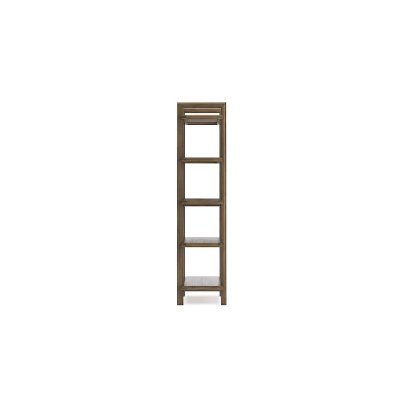 Signature Design by Ashley Roanhowe Brown 71" Bookcase - 54"W x 17"D x 71"H