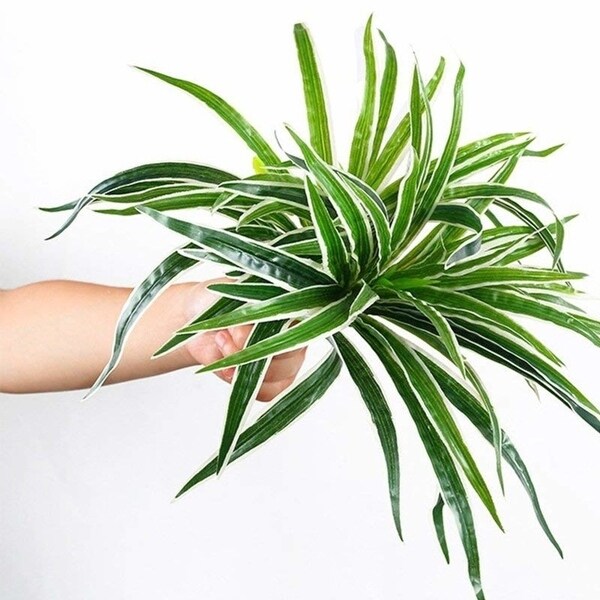Shop 2pcs Artificial Silk Spider Plant Fake Artificial Flowers Wall