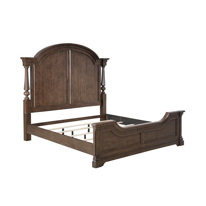 Liberty Furniture Arden Road Poster Bedroom Set with Dresser & Mirror, Chest - King or Queen