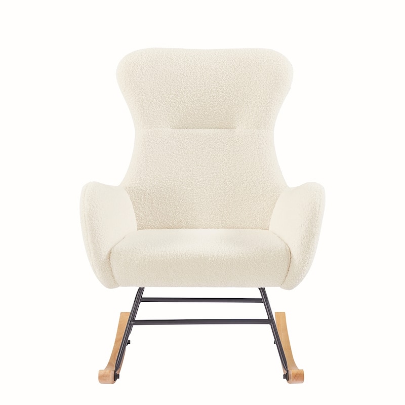 Teddy Rocking Chair With Metal Frame