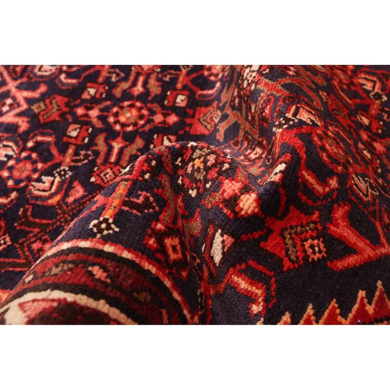 ECARPETGALLERY Hand-knotted Andelz Dark Navy Wool Rug - 3'5 x 10'8