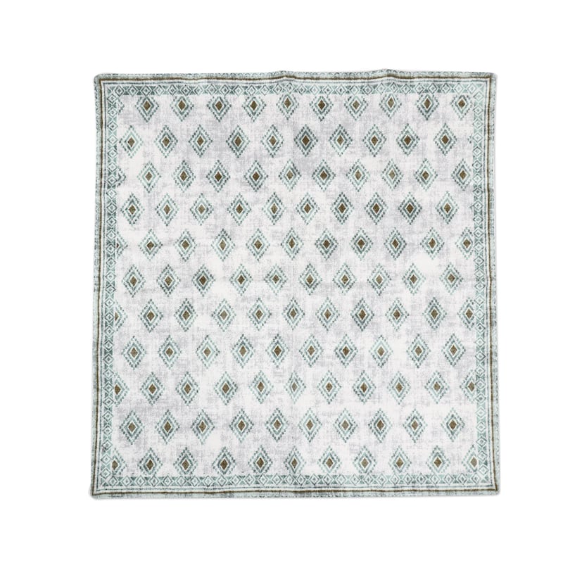 Novica Handmade Sea Diamonds Cotton Table Linen Set (Set For 4)