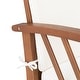 preview thumbnail 111 of 117, SAFAVIEH Fontana 4-piece Acacia Solid Wood Outdoor Conversation Patio Set