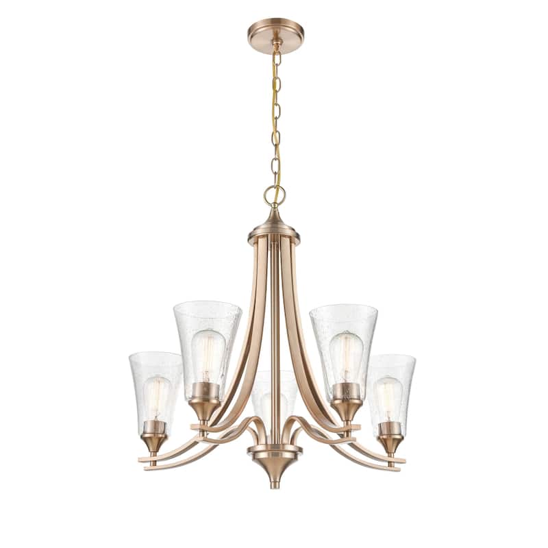 Millennium Lighting Natalie 5 Light Chandelier Ceiling Light in Multiple Finishes