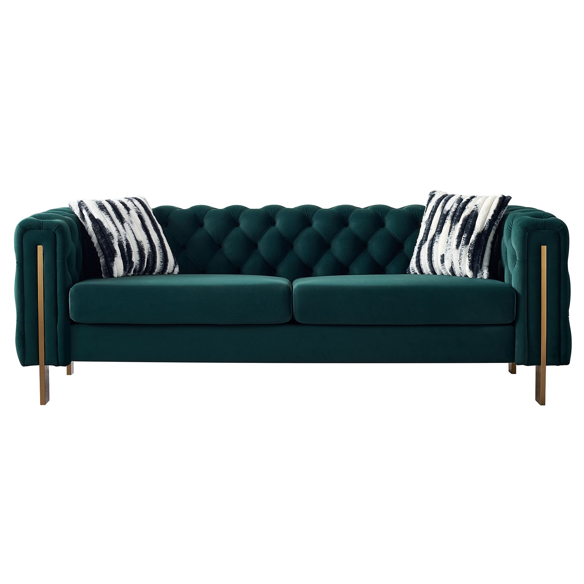 Freedom green on sale velvet couch