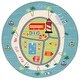 preview thumbnail 5 of 13, SAFAVIEH Kids Playhouse Machine Washable Slip Resistant Anasia Shapes Rug