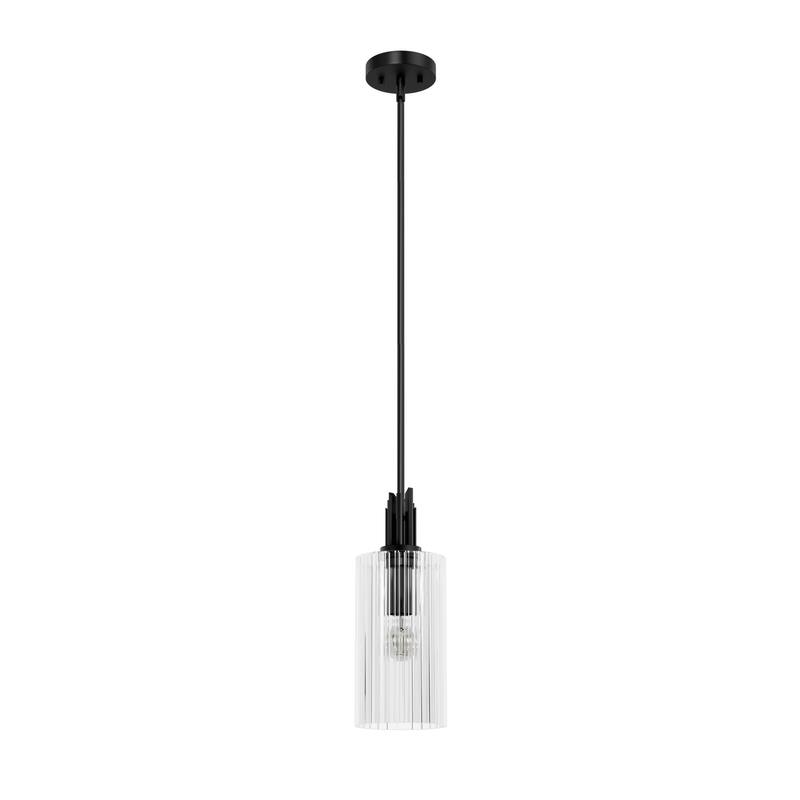 Hunter Gatz 1-Light Pendant - Kitchen Island, Dining Room, Entry - Glam, Contemporary, Transitional