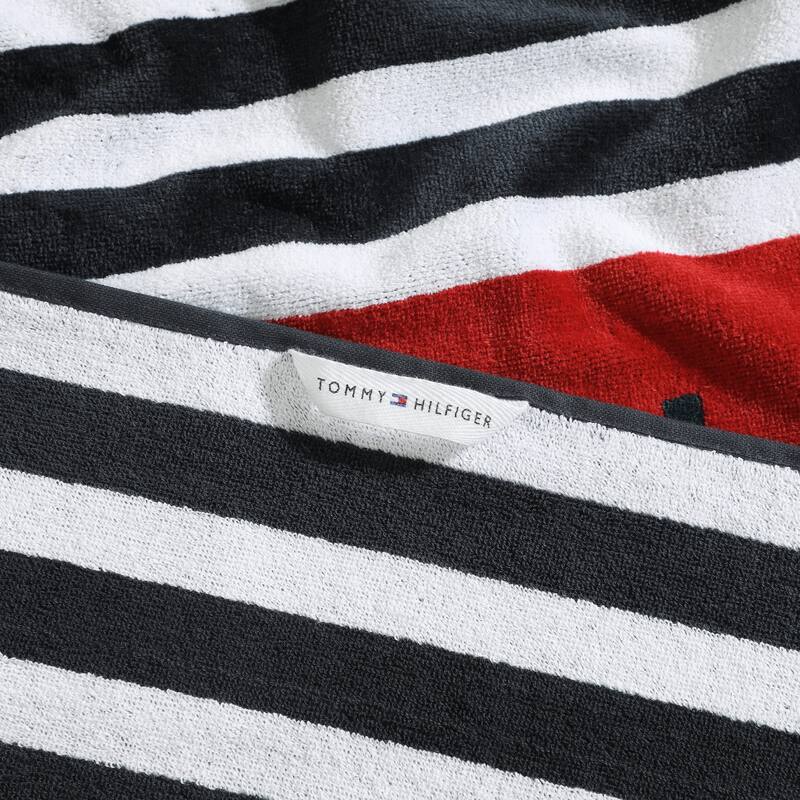 Tommy Hilfiger Printed Cotton Beach Towel - 36 x 68