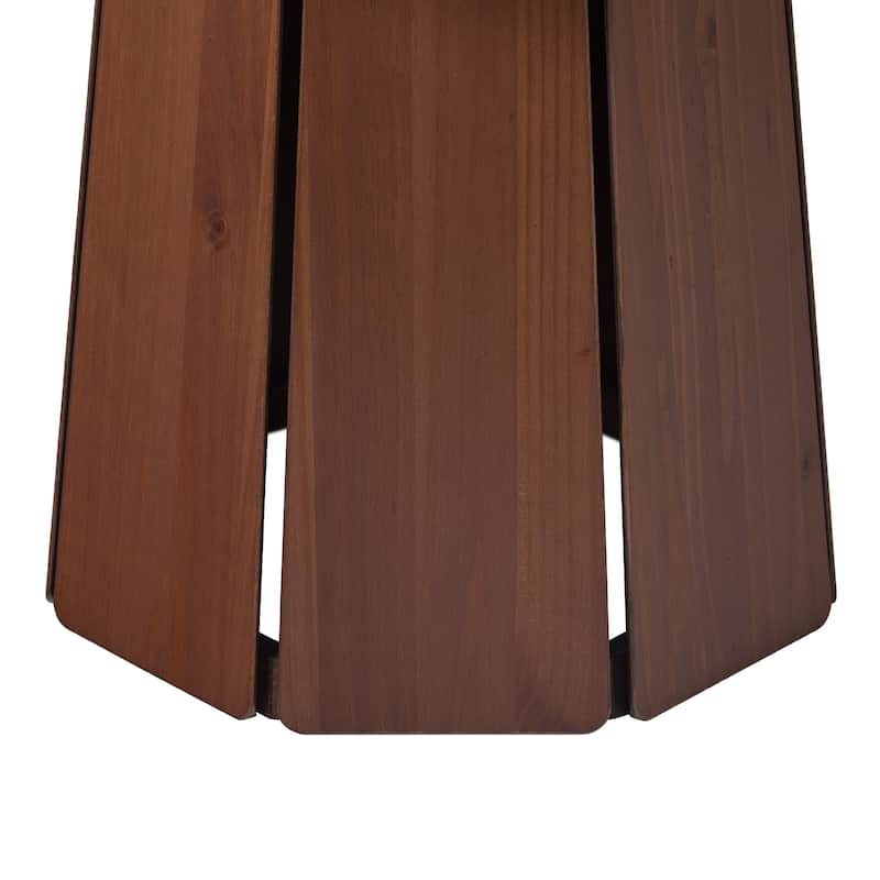 Middlebrook Designs 48 inch Round Solid Wood Pedestal Dining Table