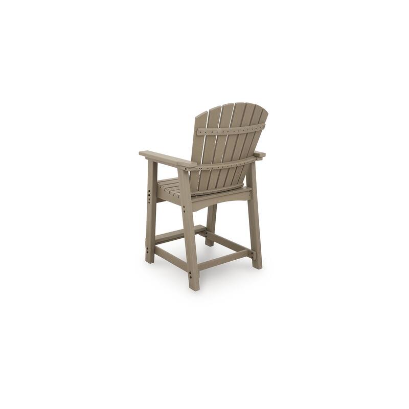 Signature Design by Ashley Ross Cove Outdoor Counter Height Bar Stool (Set of 2) - 26" W x 30" D x 47" H