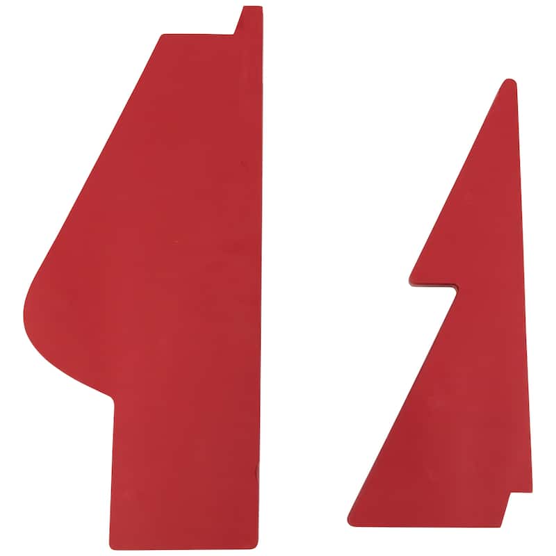 Tall Foldable Accordion Honeycomb Paper Christmas Tree - 4' - Red