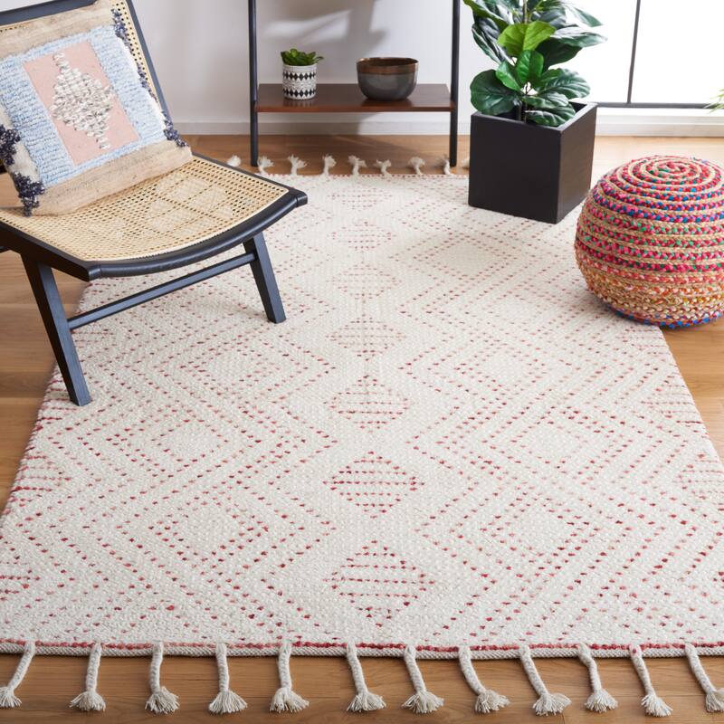 SAFAVIEH Handmade Natura Yulia Geometric Wool Rug On Sale Bed Bath