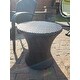Adriana Outdoor Boho Wicker Accent Table by Christopher Knight Home