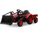 preview thumbnail 8 of 26, 3 in 1 12V Kids Ride on Tractor, Ride on Bulldozer with Detachable Trailer Red