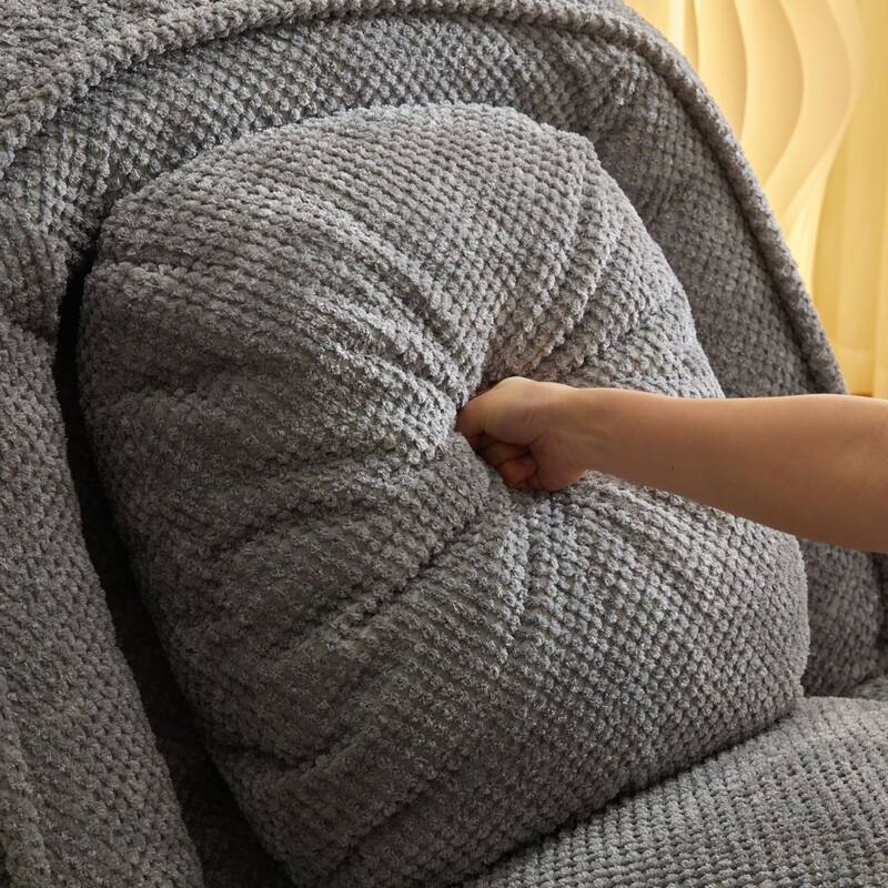 Modern Convertible Accent Chair, Adjustable Floor Lazy Sofa Couch