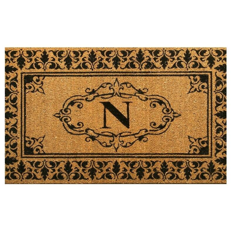 Nuloom Estate Monogrammed Welcome Door Mat