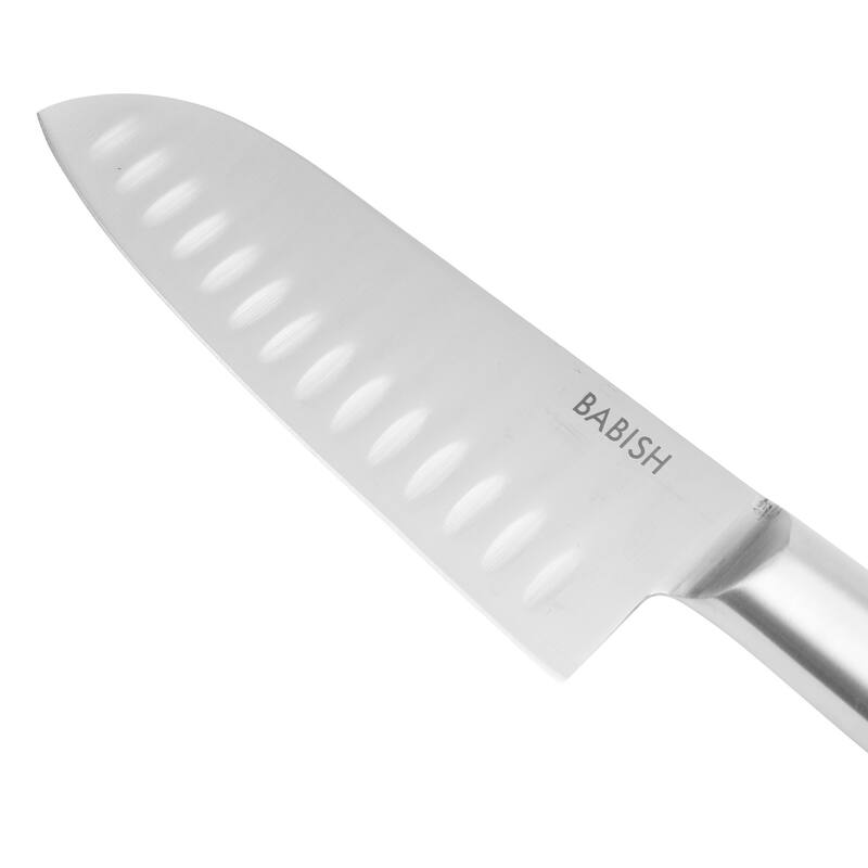 Babish High-Carbon 1.4116 German Steel 15 Piece Full Tang Forged Cutlery Block Set - Black