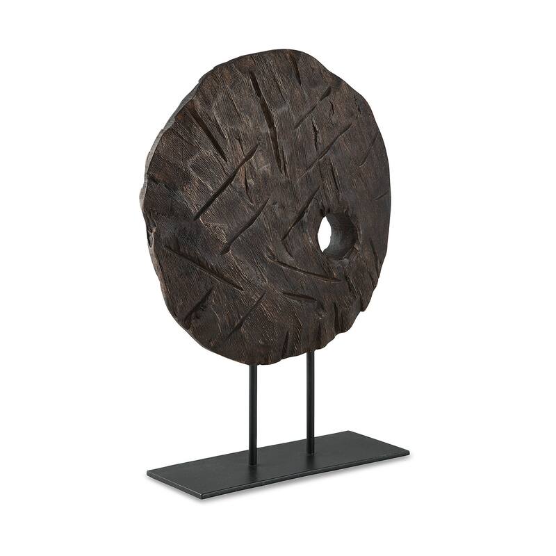 Signature Design by Ashley Dashburn Black/Brown Sculpture - 12"W x 4"D x 16"H