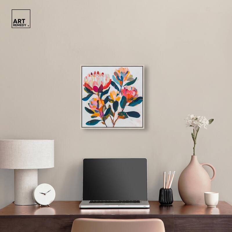 Contemporary Flora I Canvas by Art Remedy