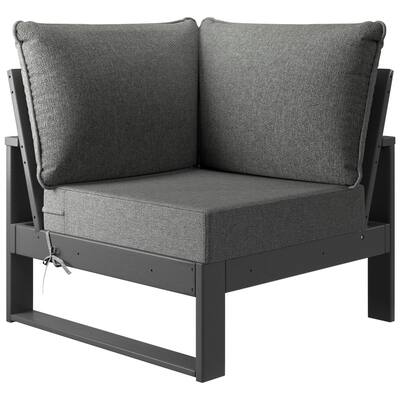 Endless Patio Deep Seating Corner Chair with Gray Frame