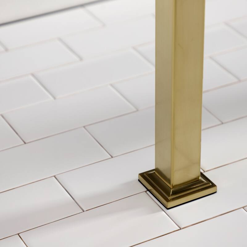 Kingston Brass Fauceture Stainless Steel Console Sink Legs