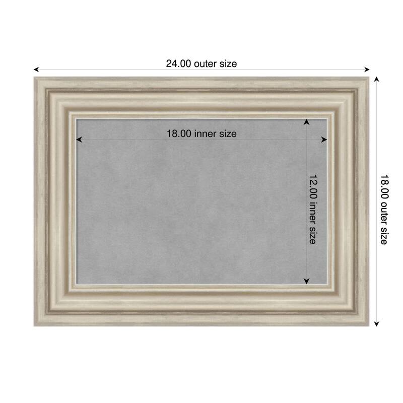 Amanti Art Sierra Black Brown Framed - 24 x 18 in - Sierra Silver