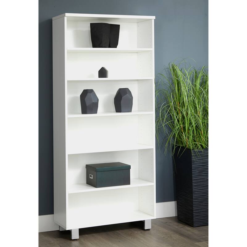 Rye Studio Tivoli Contemporary Open Bookcase with 6 Shelves
