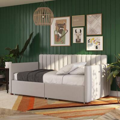 The Novogratz Brittany Twin Daybed with Storage Drawers