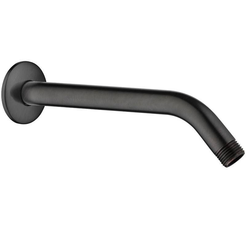 BRIGHT SHOWERS 6 & 10 Inch Shower Arm with Flange Shower Pipe Arm for