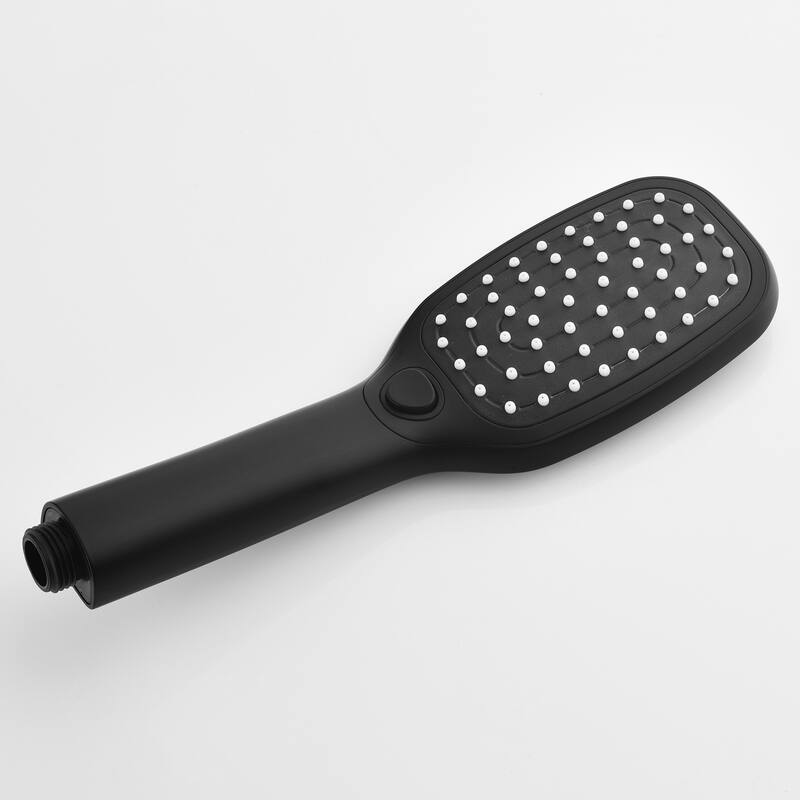 Rbrohant Matte Black Thermostatic Showerhead and Hand Shower