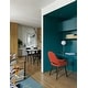 preview thumbnail 7 of 27, Retro Upholstered Dining Armchair w/ Walnut Legs
