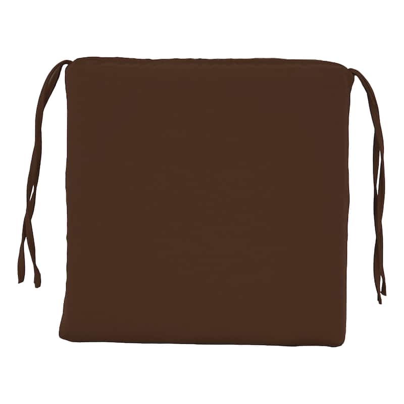 16-inch Square Indoor Twill Chair Cushions (Set of 2 or 4) - 16 x 16