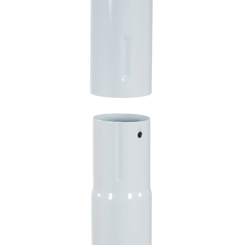 Household Essentials White Mega T-Post Assembly Clothesline Pole