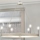 preview thumbnail 1 of 3, Luxury Modern Chandelier, 28.25H x 30W, with Minimalist Style, Brushed Nickel, UHP4564 by Urban Ambiance
